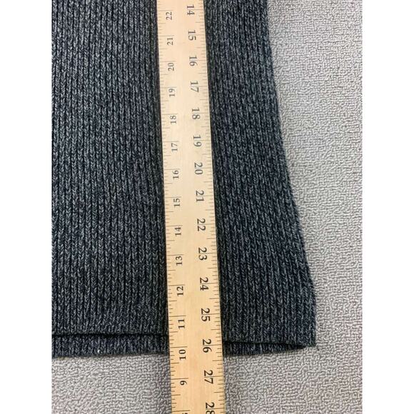 Converse Knit Sweater Women Small Gray Quarter Half Zip Long Sleeve One Star Rib - Picture 7 of 9